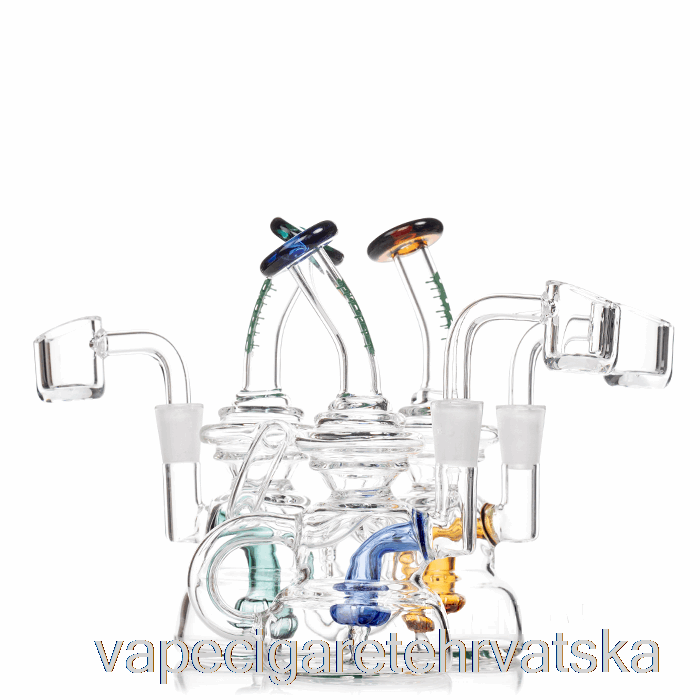 Vape Hrvatska Ooze Flood Mini Dab Rig Sea Star (prozirno / Ružičasto)
